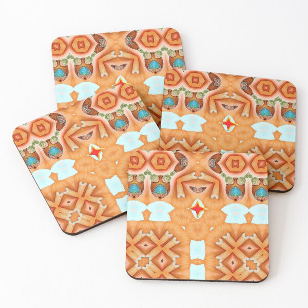 Item preview, HARMONIOUS COCKTAIL OF ARUBA SHELLFISH - UNFORGETTABLE ARUBA SOUVENIRS - ARUBA ISLAND PARADISE ABSTRACT GEOMETRIC PAINTING - ARUBA ABSTRACT FLAG INSPIRATION - ARUBA ONE HAPPY ISLAND. designed and sold by Ralek.