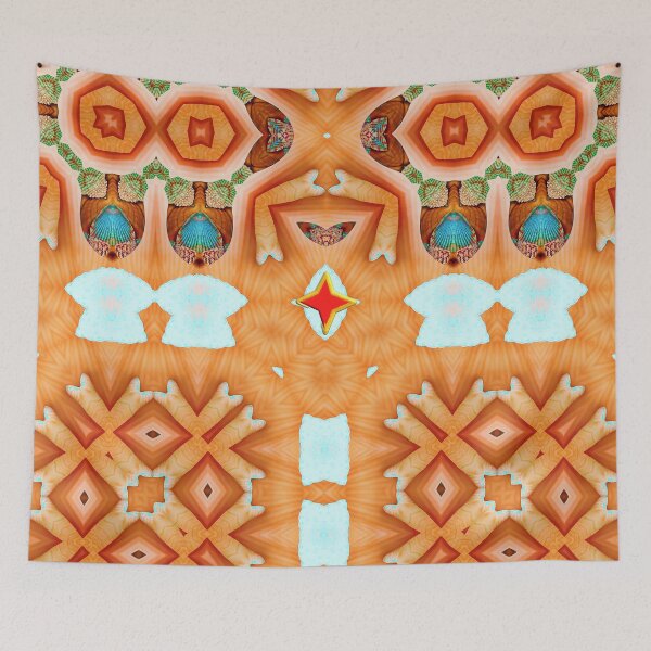 Item preview, HARMONIOUS COCKTAIL OF ARUBA SHELLFISH - UNFORGETTABLE ARUBA SOUVENIRS - ARUBA ISLAND PARADISE ABSTRACT GEOMETRIC PAINTING - ARUBA ABSTRACT FLAG INSPIRATION - ARUBA ONE HAPPY ISLAND. designed and sold by Ralek.