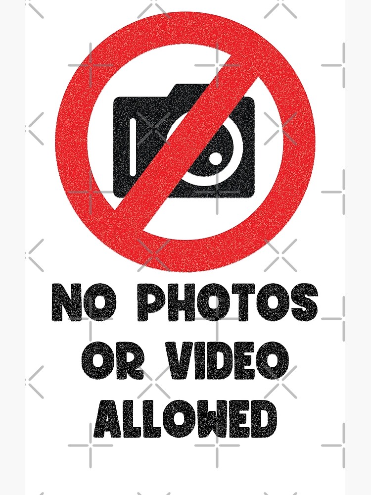 no photo no セール video allowedパーカー