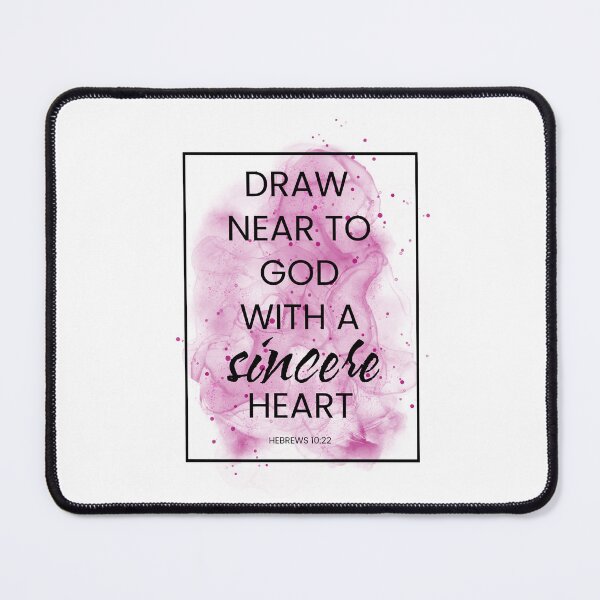 Item preview, Christian Sincere Heart Red and Pink Alcohol Ink Bible Verse designed and sold by StephanieWard.