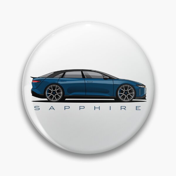 Item preview, Sapphire Electric Car Illustration designed and sold by blackdogshop.