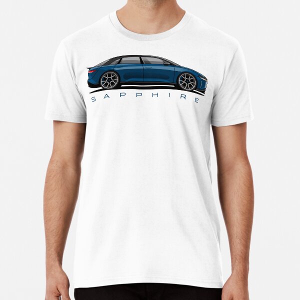 Item preview, Sapphire Electric Car Illustration designed and sold by blackdogshop.