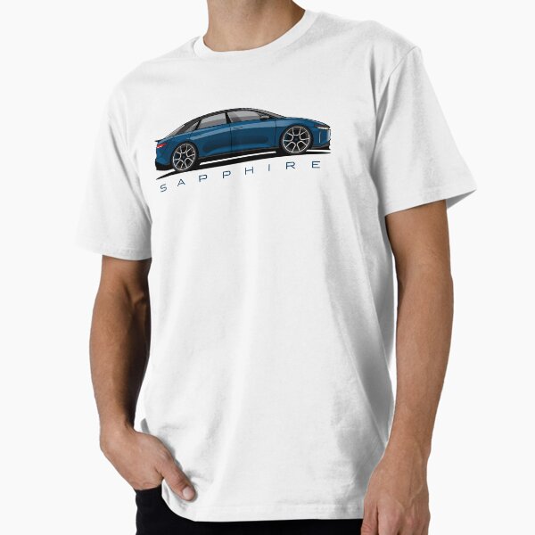 Item preview, Sapphire Electric Car Illustration designed and sold by blackdogshop.