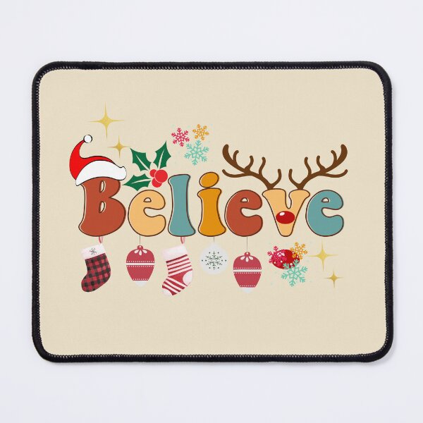 Item preview, Believe Merry Christmas Christmas vintage shirt Christmas gift designed and sold by ArtfulGiftShop.