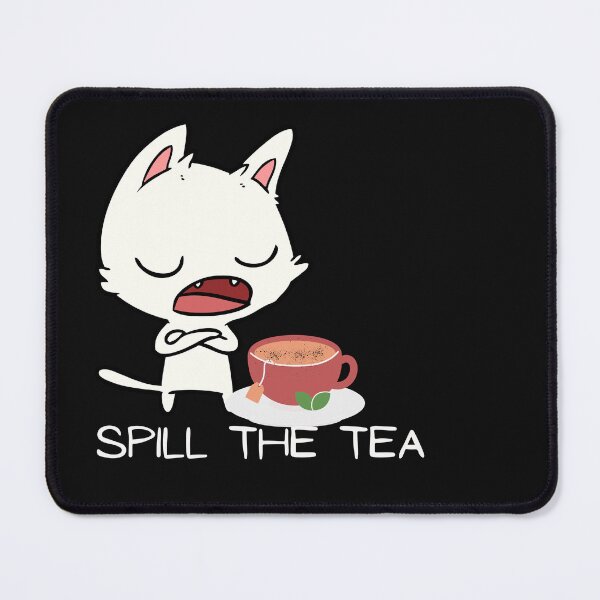 Item preview, Goat Kid Spill the Tea and tell it all let's talk, tell me everything, let's chat, spill it, gossip designed and sold by tranquilbeach.
