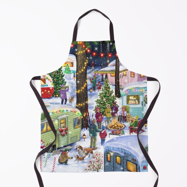 Item preview, Retro Christmas Camping designed and sold by Halcyon-Studio.