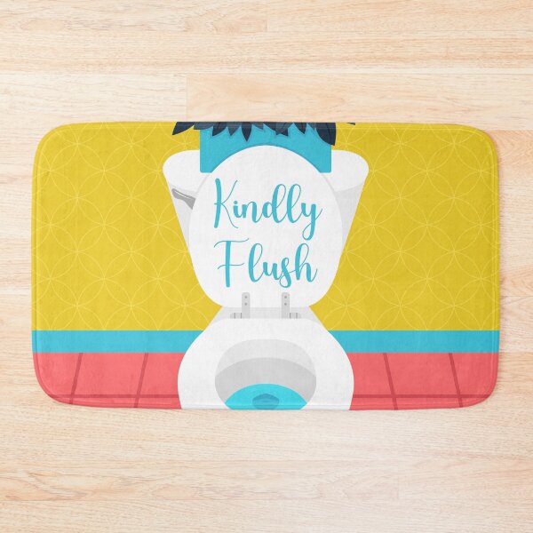 Item preview, Kindly Flush Bathroom Art designed and sold by robyriker.