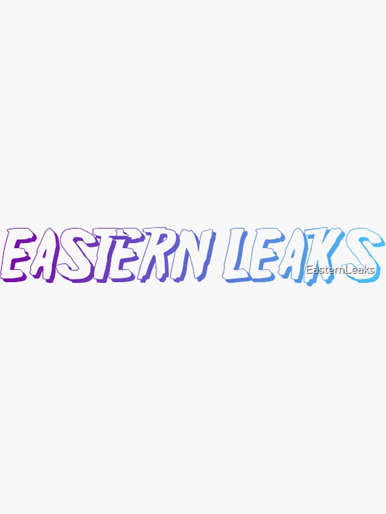 "Eastern Leaks 2nd Logo" Sticker for Sale by EasternLeaks | Redbubble