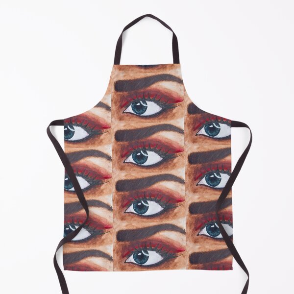 Item preview, Stunning rose eye makeup look painted in watercolour designed and sold by Chantellearts.