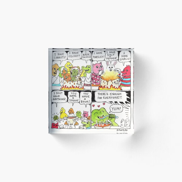 There's Enough For Everyone Acrylic Block