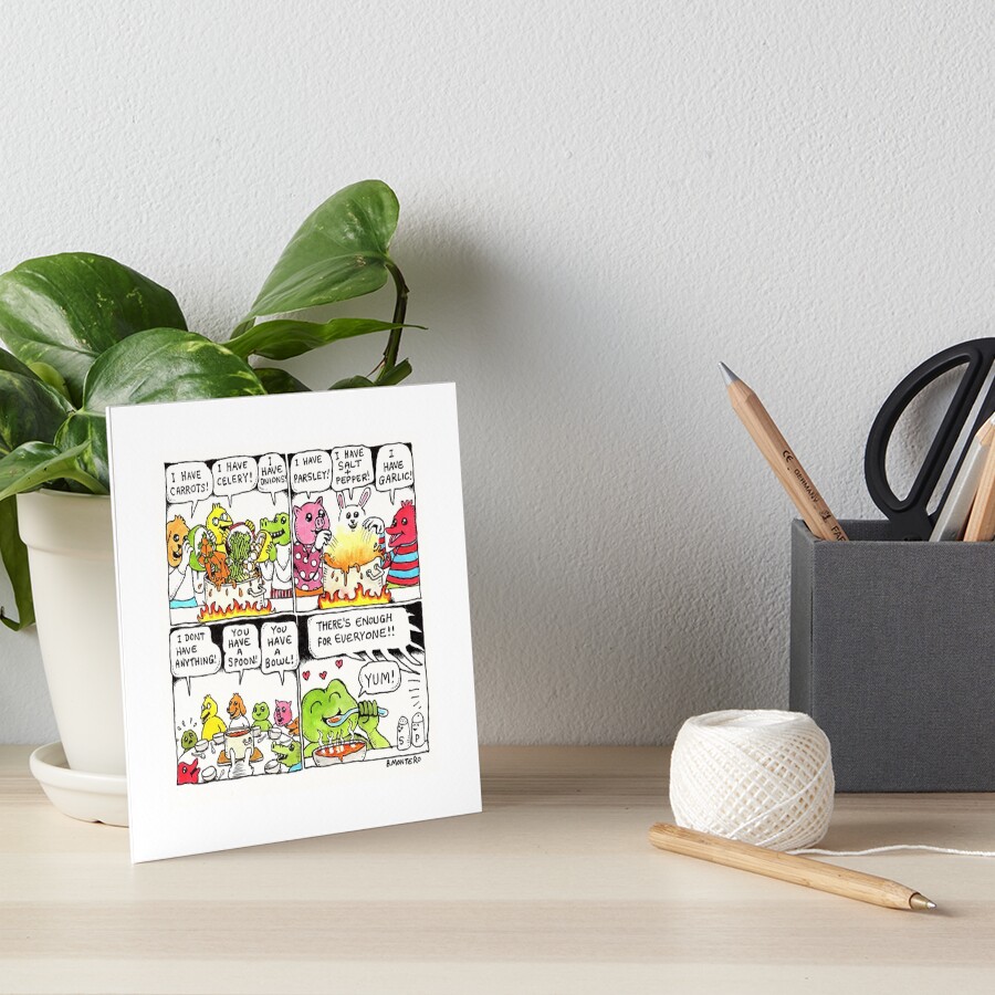 There's Enough For Everyone Art Board Print