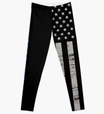I back the blue - thin blue line Leggings