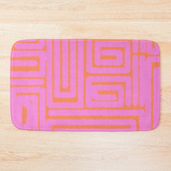 Artikelvorschau, Modernes skandinavisches Pink- und Orangen-Labyrinth entworfen und verkauft von Deutschic.