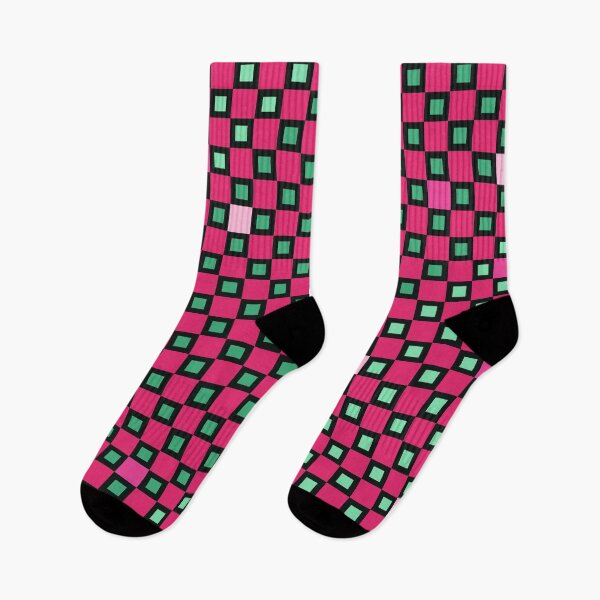 Item preview, All in a Square Pink and Green  designed and sold by dKarthdesign.