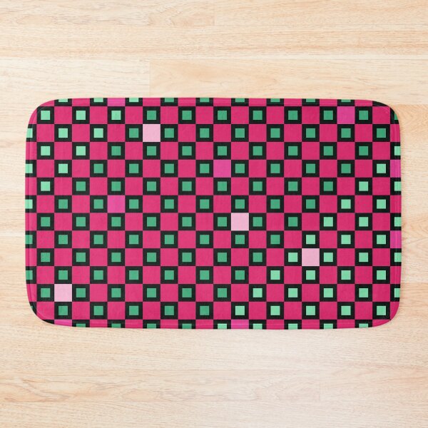 Item preview, All in a Square Pink and Green  designed and sold by dKarthdesign.