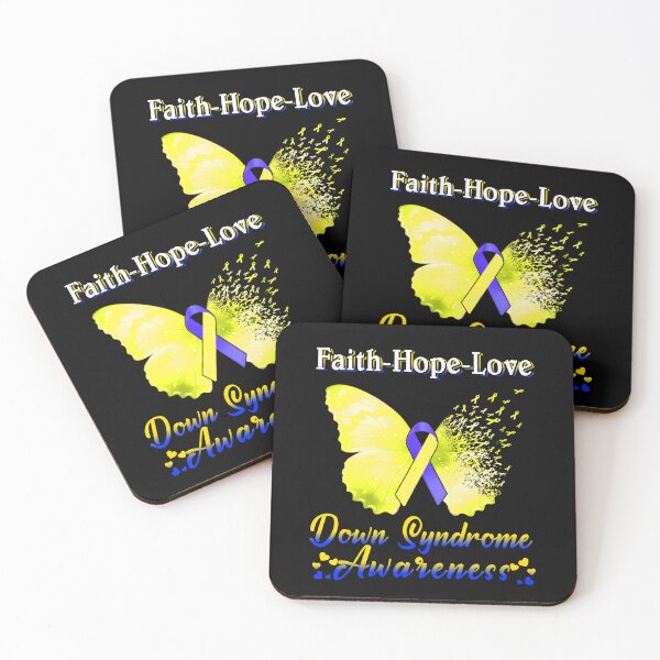 Item preview, Faith Hope Love Butterfly Down Syndrome Awareness designed and sold by Gillosina.