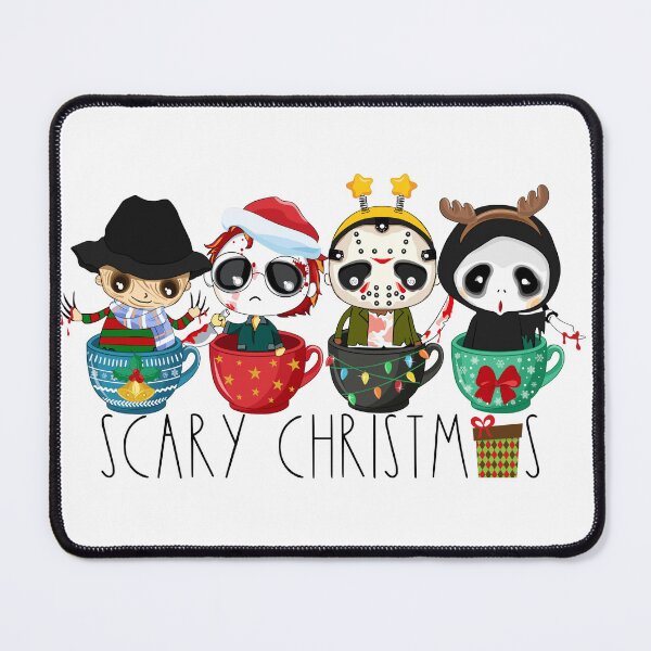 Item preview, Scary Christmas Chibi Horror Characters designed and sold by OrnamentallyYou.