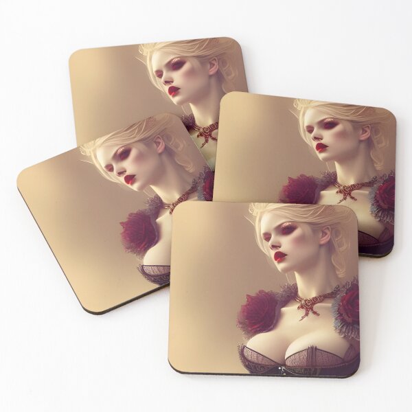 Item preview, Beautiful Blonde Vampire Lady Alluring Seductress Mesmerizing Artwork designed and sold by Eliteijr.