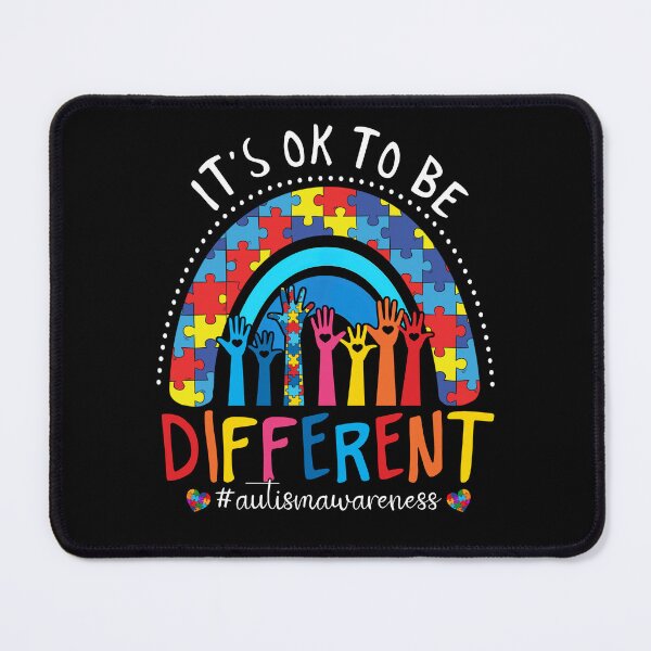 Item preview, It's Ok To Be Different Autism Awareness Leopard Rainbow designed and sold by biagileino1.
