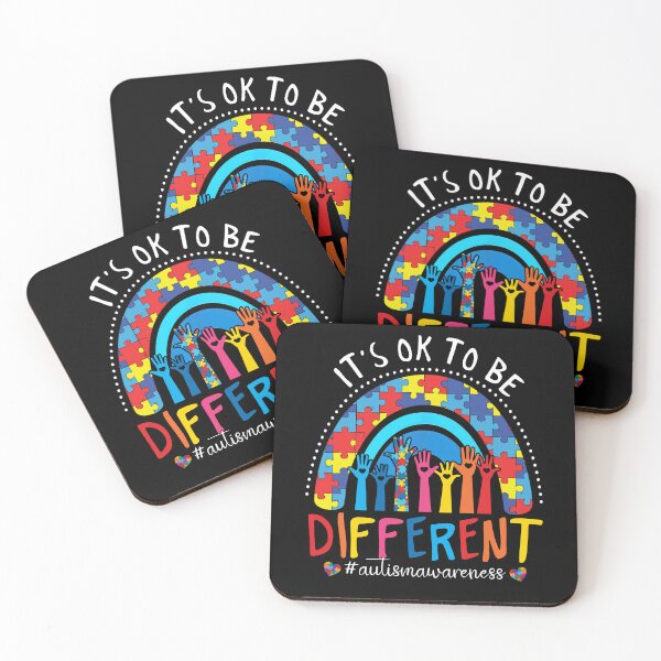 Item preview, It's Ok To Be Different Autism Awareness Leopard Rainbow designed and sold by biagileino1.