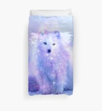 Arctic Iceland Fox Duvet Cover