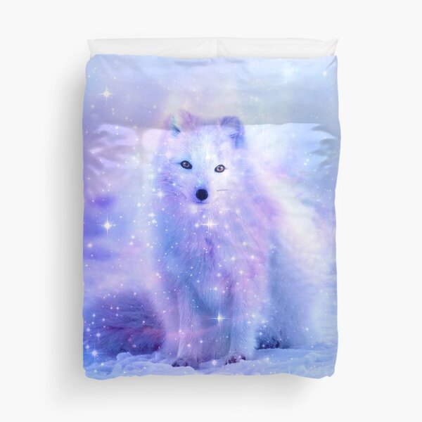 Arctic Iceland Fox Duvet Cover