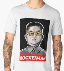 President Trump Called Kim Jong Un Rocketman so I made it a t shirt. Men's Premium T-Shirt