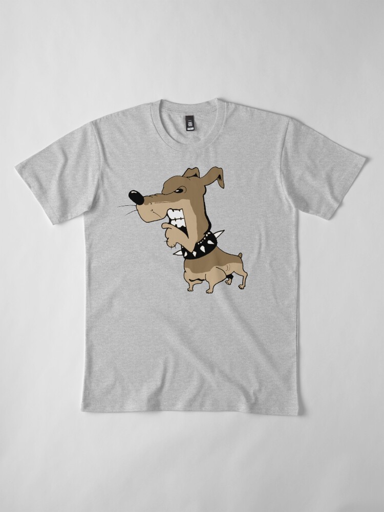Alternate view of Angry Grrr Dog Premium T-Shirt