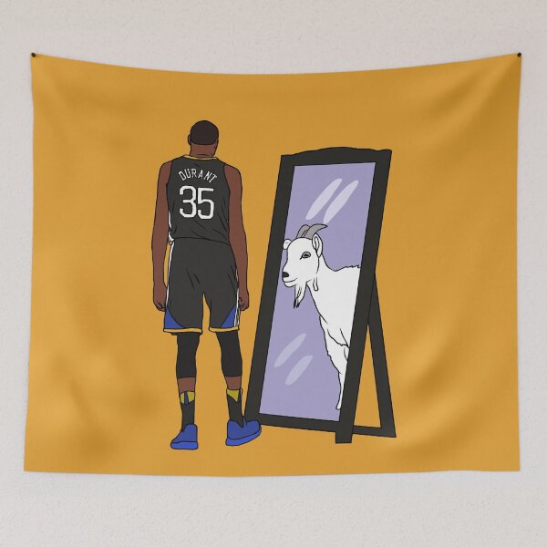 Item preview, Kevin Durant Mirror GOAT (Golden State) designed and sold by RatTrapTees.