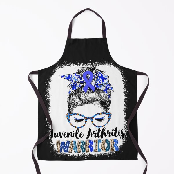 Item preview, Messy Bun Leopard Juvenile Arthritis Warrior designed and sold by rechardtee.