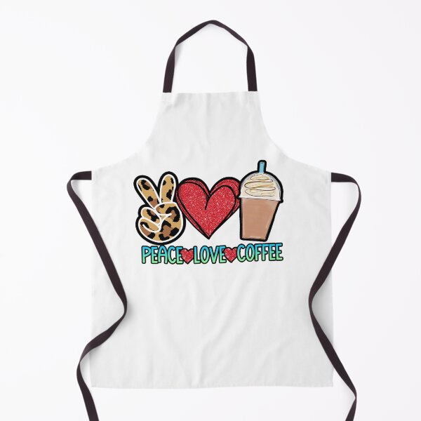 Item preview, Funny Peace Love Coffee Mug Caffeine Lover Hippie Heart Gift designed and sold by Style4You24.