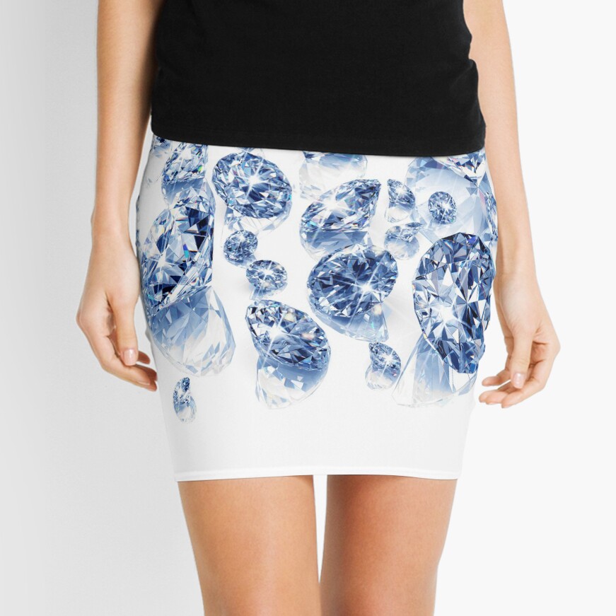 Diamond pulling image..."The Secret" If you see again and again, you can get it. Mini Skirt