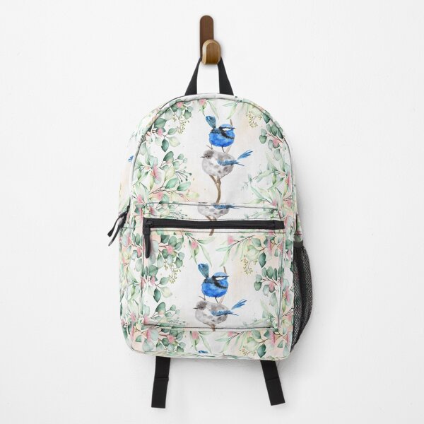 Item preview, Wren Bird And Eucalyptus Leaves Pattern designed and sold by virillanissa.