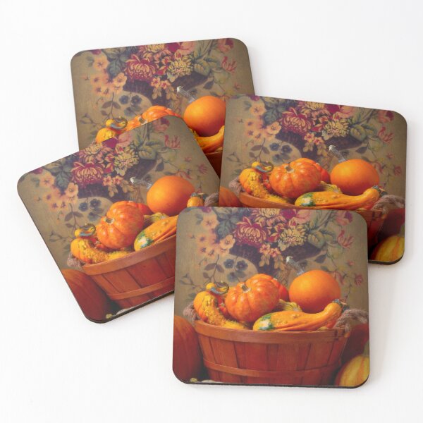 Item preview, Basket Of Autumn Fruit Pumpkins And Gourds designed and sold by Garry Gay.