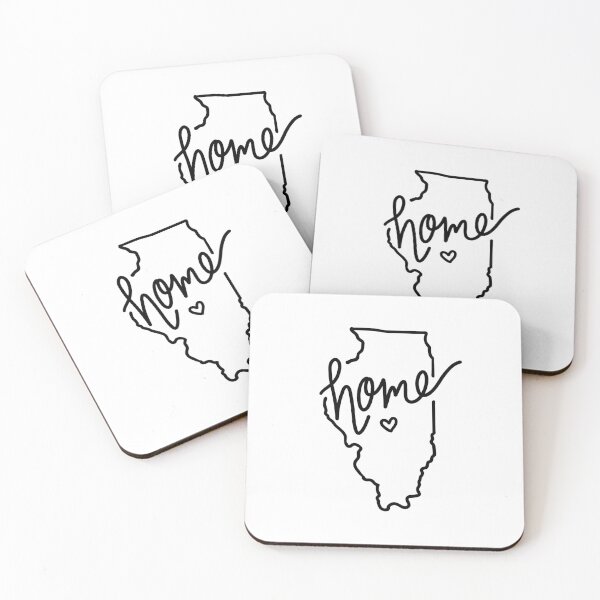 Item preview, Cute Illinois Home State Outline Sticker designed and sold by Sarah DaSilva.