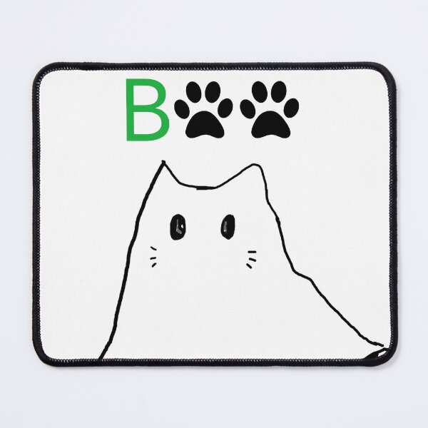Item preview, Cute Cat Ghost Booing designed and sold by DuaaSiddiqui.