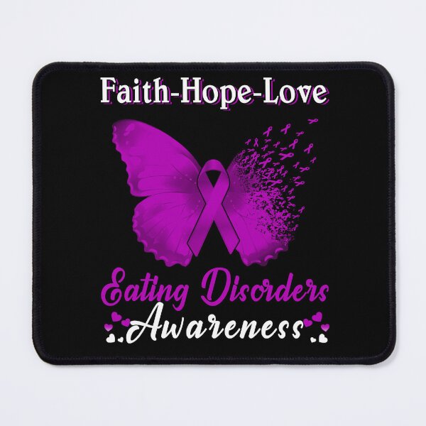 Item preview, Faith Hope Love Butterfly Eating Disorders Awareness designed and sold by Gillosina.