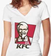 KFC Women's Fitted V-Neck T-Shirt