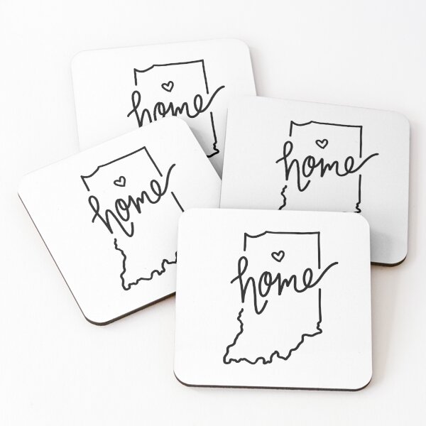 Item preview, Cute Indiana Home State Outline Sticker designed and sold by Sarah DaSilva.