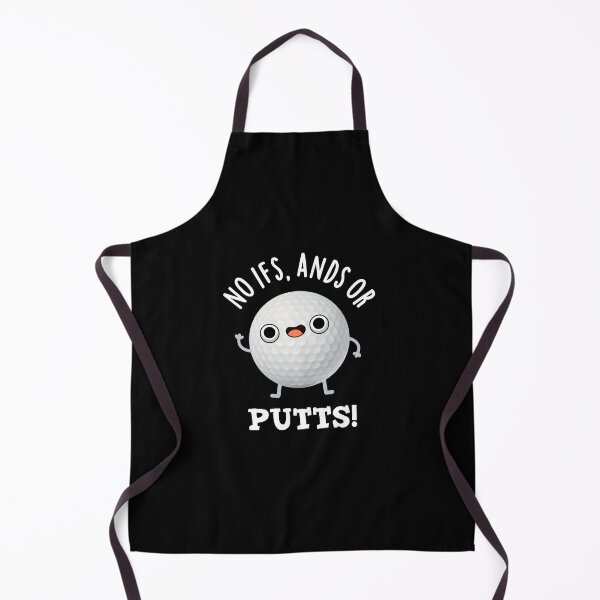 Item preview, No Ifs Ands Or Putts Funny Golf Puns (Dark BG) designed and sold by punnybone.