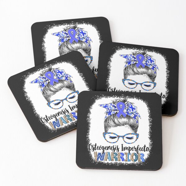 Item preview, Messy Bun Leopard Osteogenesis Imperfecta Warrior designed and sold by rechardtee.