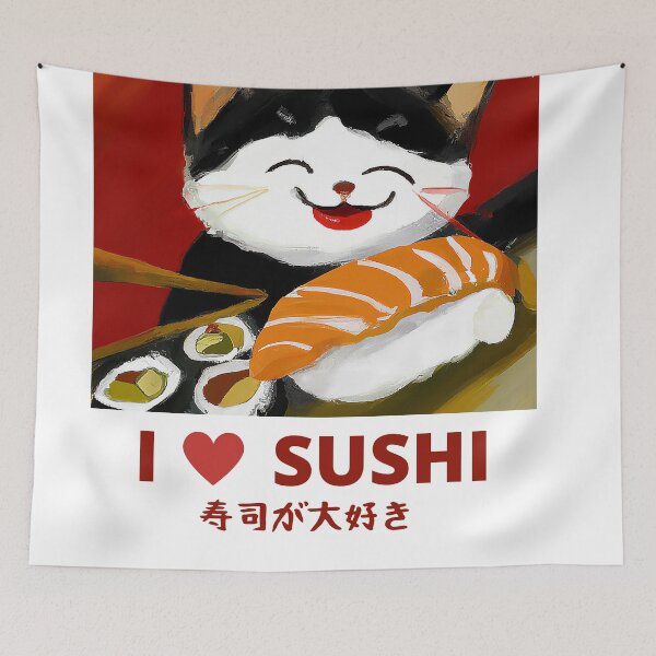 Artikelvorschau, Ich liebe Sushi entworfen und verkauft von gregblomberg.