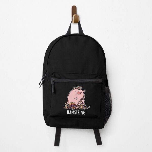 Item preview, Hamstring Funny Pig Puns (Dark BG) designed and sold by punnybone.