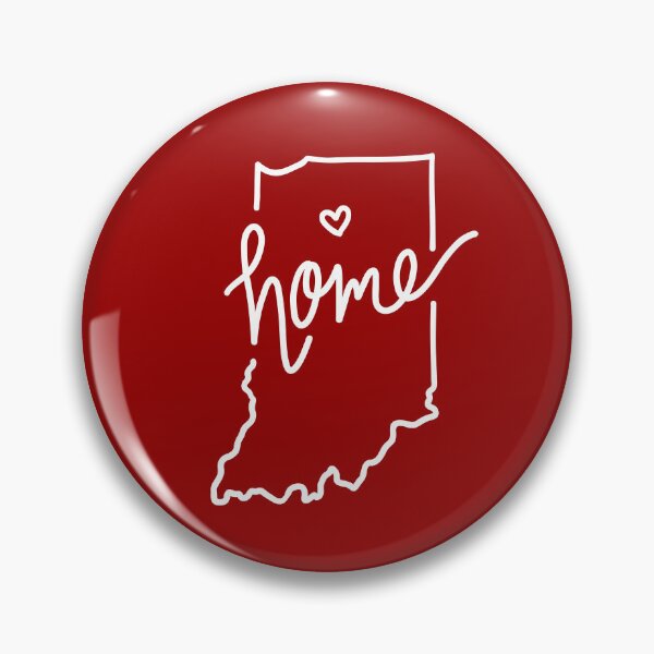 Item preview, Cute Indiana Home State Outline Sticker designed and sold by Sarah DaSilva.