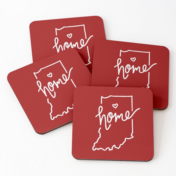 Item preview, Cute Indiana Home State Outline Sticker designed and sold by Sarah DaSilva.