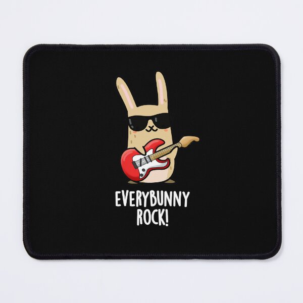 Item preview, Every Bunny Rock Funny Rabbit Puns (Dark BG) designed and sold by punnybone.