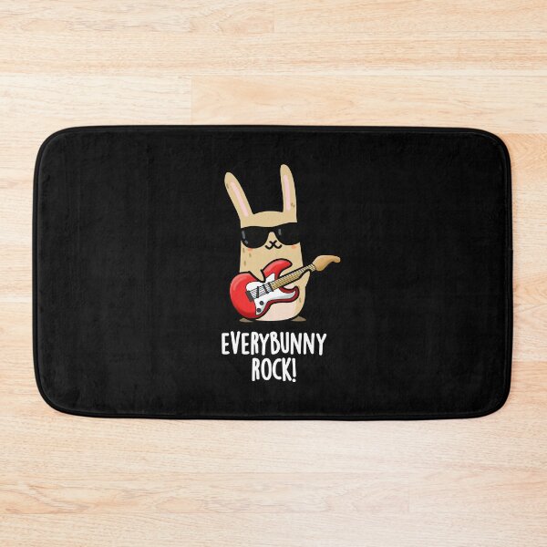 Item preview, Every Bunny Rock Funny Rabbit Puns (Dark BG) designed and sold by punnybone.
