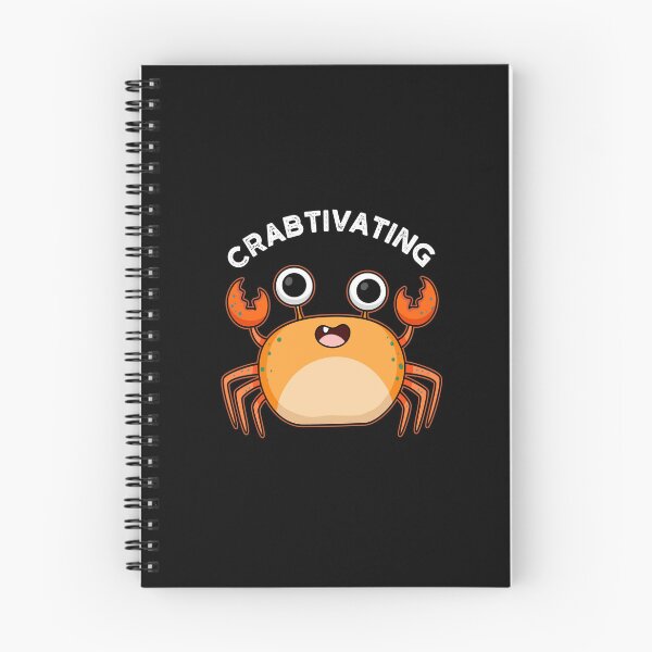 Item preview, Crabtivating Funny Crab Puns (Dark BG) designed and sold by punnybone.