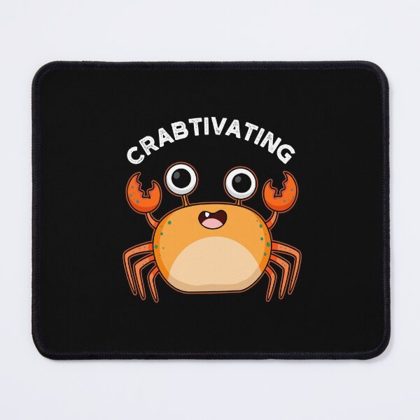 Item preview, Crabtivating Funny Crab Puns (Dark BG) designed and sold by punnybone.