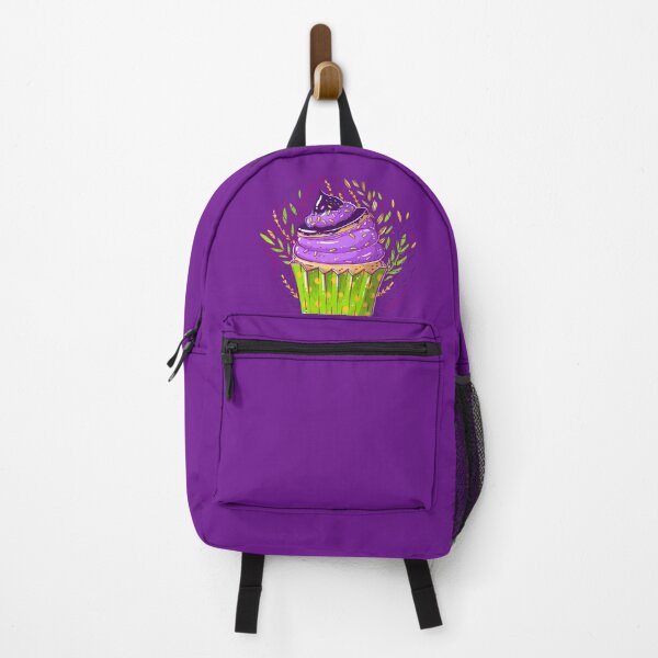Item preview, Halloween Bright Witchs Hat Cupcake with wiolet cream, Violet and Green designed and sold by ArinaShe.